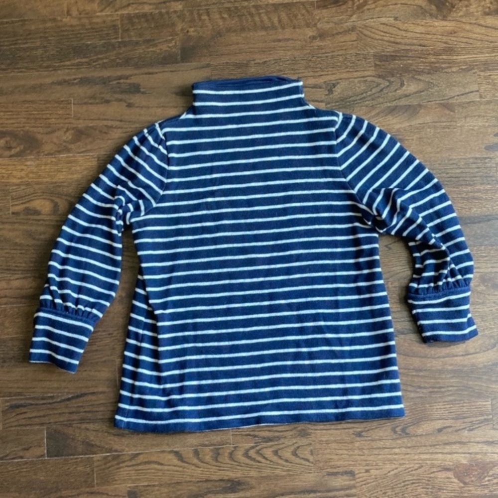 Madewell Blue and White Striped Sweater